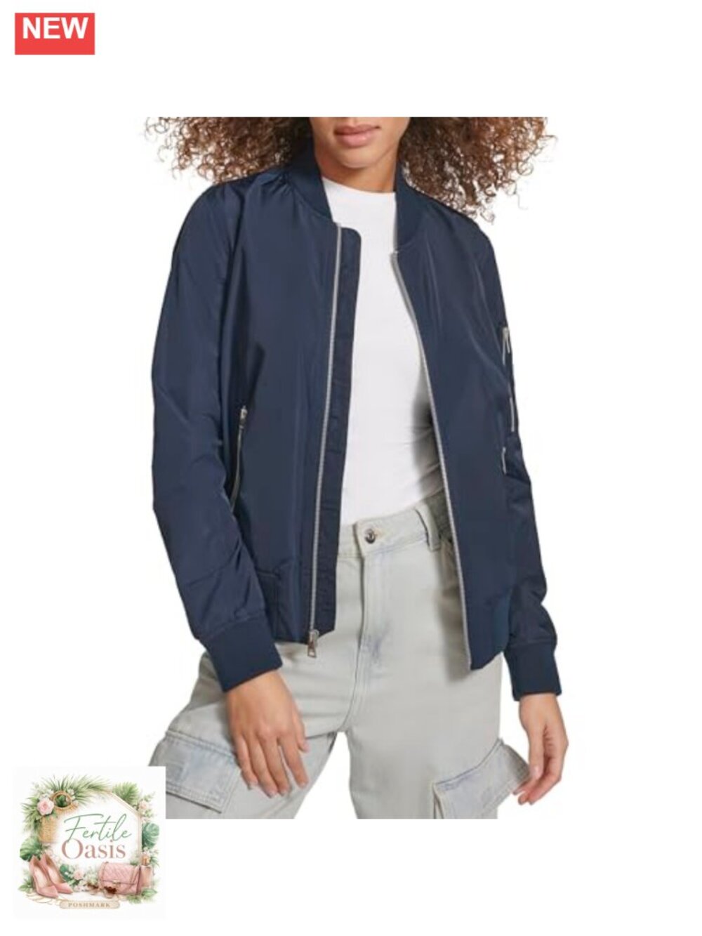 Levi's Women's Lightweight MA-1 Bomber Jacket Coat
